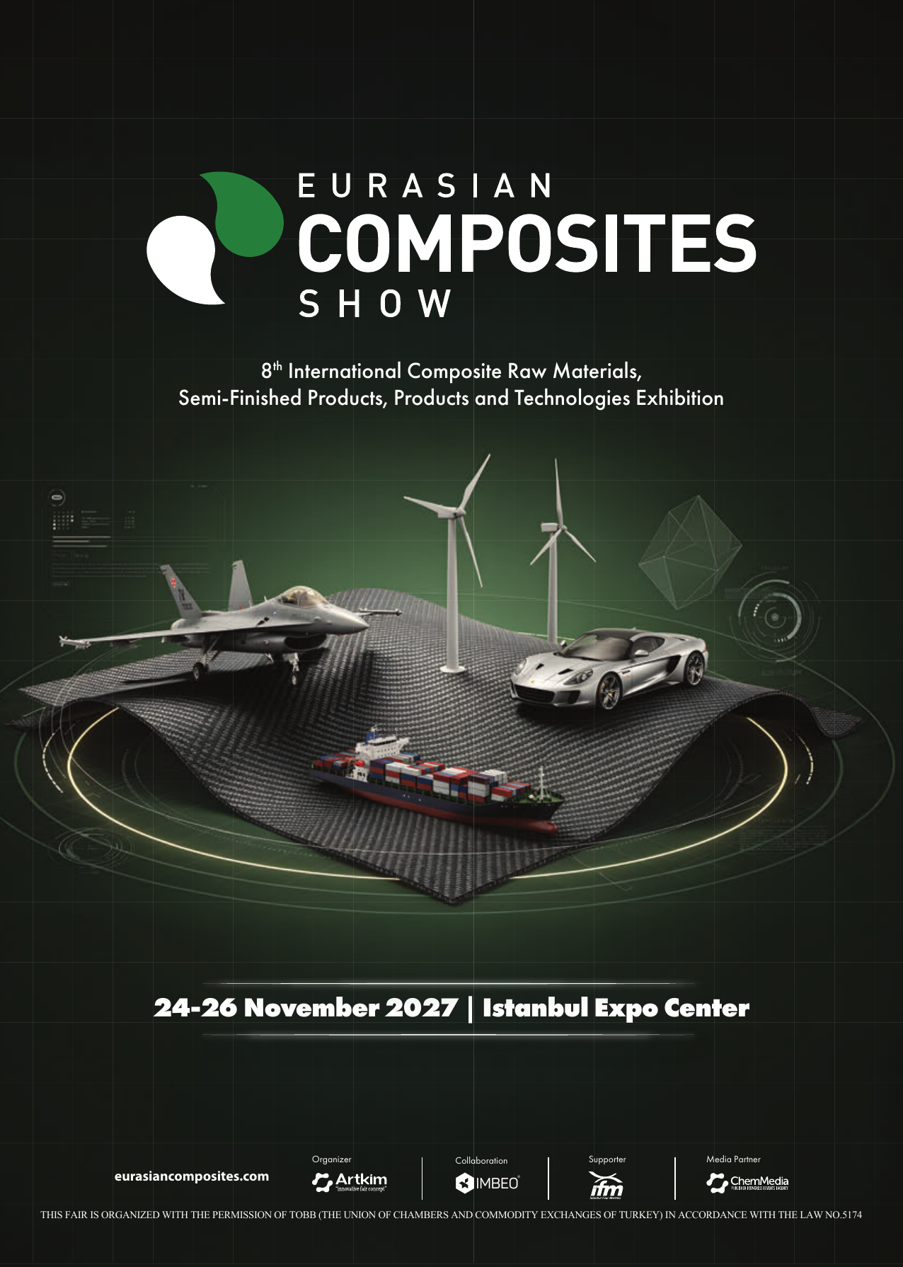 Eurasian Composites Show 2027 Fair Brochure cover